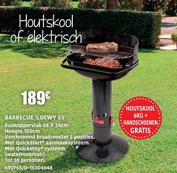 Promoties Barbecue loewy 55 - Barbecook - Geldig van 04/04/2022 tot 08/05/2022 bij Europoint
