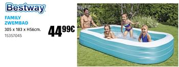 Promoties Family zwembad - BestWay - Geldig van 04/04/2022 tot 08/05/2022 bij Europoint