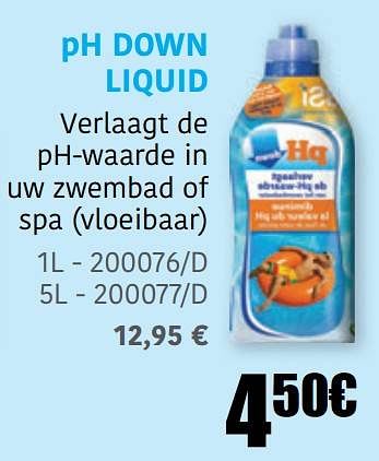 Promoties Ph down liquid - BSI - Geldig van 04/04/2022 tot 08/05/2022 bij Europoint