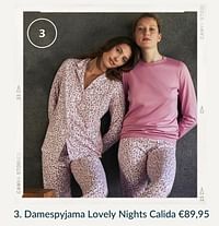 Damespyjama lovely nights calida-Calida