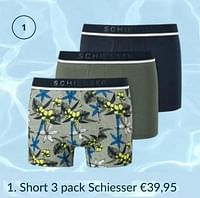 Short 3 pack schiesser-Schiesser