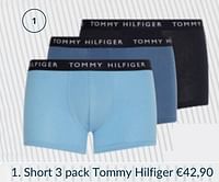 Short 3 pack tommy hilfiger-Tommy Hilfiger