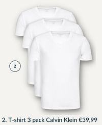 T-shirt 3 pack calvin klein-Calvin Klein