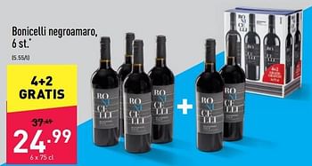 Promoties Bonicelli negroamaro - Rode wijnen - Geldig van 25/04/2022 tot 06/05/2022 bij Aldi