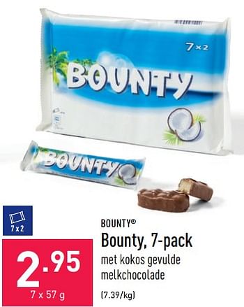 Promoties Bounty - Bounty - Geldig van 29/04/2022 tot 06/05/2022 bij Aldi