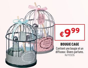 Promotions Bougie cage - Produit maison - Trafic  - Valide de 20/04/2022 à 24/04/2022 chez Trafic
