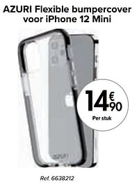 Azuri flexible bumpercover voor iphone 12 mini-Azuri