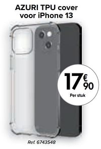 Azuri tpu cover voor iphone 13-Azuri