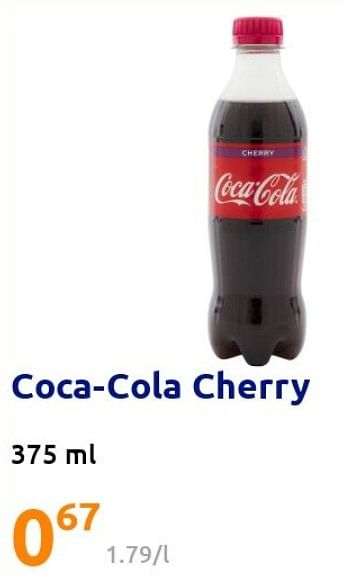 Promoties Coca-cola cherry - Coca Cola - Geldig van 20/04/2022 tot 26/04/2022 bij Action