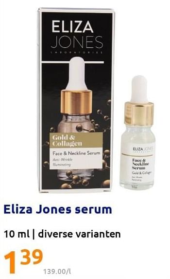 Promoties Eliza jones serum - Eliza Jones - Geldig van 20/04/2022 tot 26/04/2022 bij Action