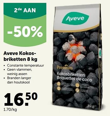 Promotions Aveve kokosbriketten - Produit maison - Aveve - Valide de 27/04/2022 à 07/05/2022 chez Aveve