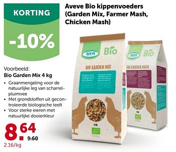 Promoties Bio garden mix - Huismerk - Aveve - Geldig van 27/04/2022 tot 07/05/2022 bij Aveve