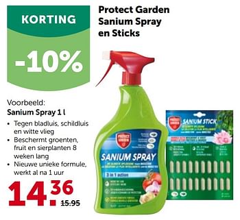 Promoties Sanium spray - Protect Garden - Geldig van 27/04/2022 tot 07/05/2022 bij Aveve