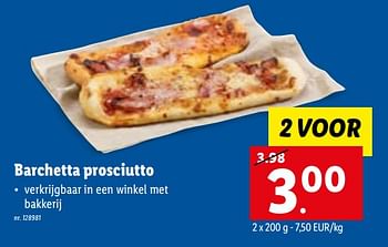 Promoties Barchetta prosciutto - Huismerk - Lidl - Geldig van 02/05/2022 tot 07/05/2022 bij Lidl