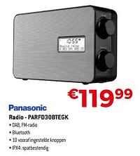 Panasonic radio - parfd30btegk-Panasonic