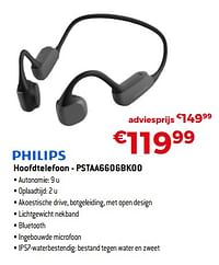 Philips hoofdtelefoon - pstaa6606bk00-Philips
