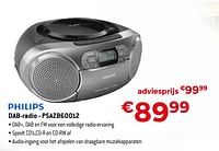 Philips dab-radio - psazb60012-Philips