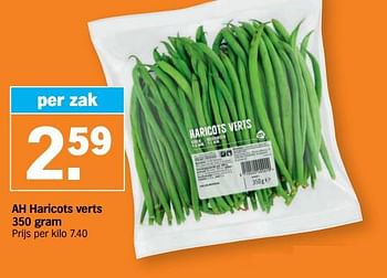 Promoties Ah haricots verts - Huismerk - Albert Heijn - Geldig van 25/04/2022 tot 01/05/2022 bij Albert Heijn