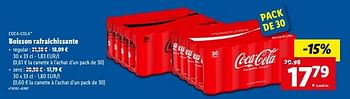 Promotions Boisson rafraîchissante - Coca Cola - Valide de 02/05/2022 à 07/05/2022 chez Lidl