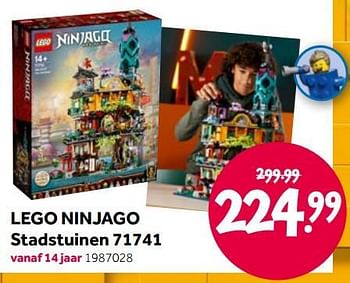 Promoties Lego ninjago stadstuinen 71741 - Lego - Geldig van 15/04/2022 tot 08/05/2022 bij Intertoys