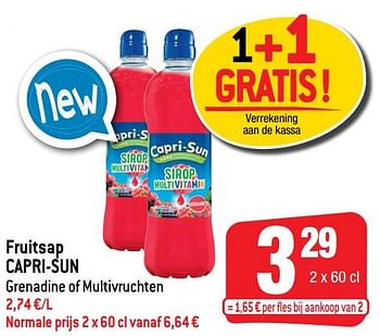 Promoties Fruitsap capri-sun - Capri-Sun - Geldig van 27/04/2022 tot 03/05/2022 bij Smatch