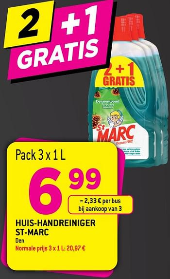 Promoties Huis-handreiniger st-marc - St Marc - Geldig van 27/04/2022 tot 10/05/2022 bij Smatch