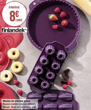 Promotions Moules en silicone prune - Finlandek - Valide de 25/04/2022 à 08/06/2022 chez Géant Casino