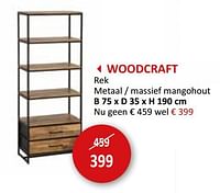 Woodcraft rek-Huismerk - Weba