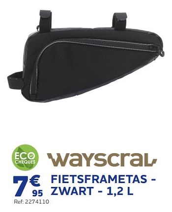 Promoties Fietsframetas - Wayscrall - Geldig van 22/04/2022 tot 30/09/2022 bij Auto 5