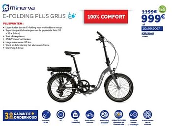 Promoties Minerva e-folding plus grijs - Minerva - Geldig van 22/04/2022 tot 30/09/2022 bij Auto 5