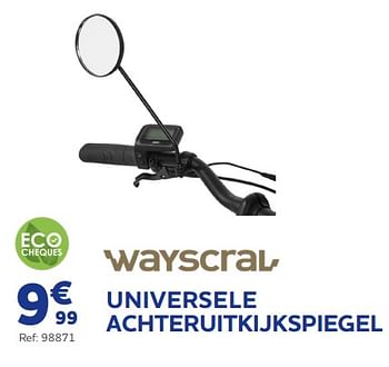 Promoties Universele achteruitkijkspiegel - Wayscrall - Geldig van 22/04/2022 tot 30/09/2022 bij Auto 5