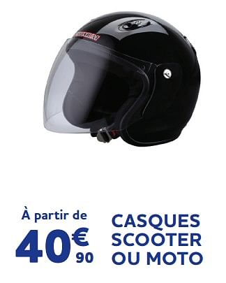 Promoties Casques scooter ou moto - Huismerk - Auto 5  - Geldig van 22/04/2022 tot 30/09/2022 bij Auto 5