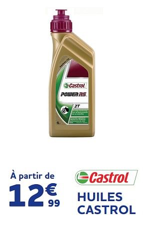 Promotions Huiles castrol - Castrol - Valide de 22/04/2022 à 30/09/2022 chez Auto 5