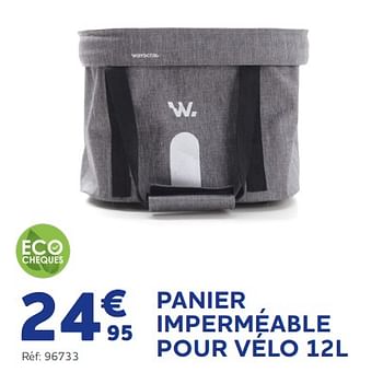 Promotions Panier imperméable pour vélo - Produit maison - Auto 5  - Valide de 22/04/2022 à 30/09/2022 chez Auto 5