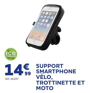 Promoties Support smartphone vélo, trottinette et moto - Huismerk - Auto 5  - Geldig van 22/04/2022 tot 30/09/2022 bij Auto 5