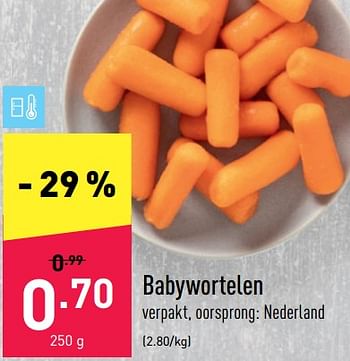 Promoties Babywortelen - Huismerk - Aldi - Geldig van 02/05/2022 tot 07/05/2022 bij Aldi