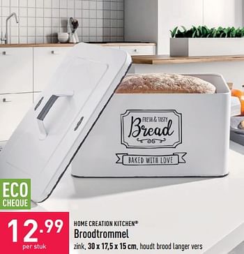 Promoties Broodtrommel - Home Creation Kitchen - Geldig van 04/05/2022 tot 13/05/2022 bij Aldi