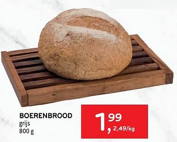 Promoties Boerenbrood grijs - Huismerk - Alvo - Geldig van 04/05/2022 tot 17/05/2022 bij Alvo