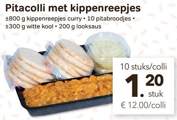Promoties Pitacolli met kippenreepjes - Huismerk - Bon'Ap - Geldig van 27/04/2022 tot 10/05/2022 bij Bon'Ap