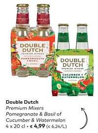 Double dutch premium mixers pomegranate + basil of cucumber + watermelon-Double Dutch