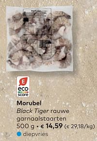 Morubel black tiger rauwe garnaalstaarten-Morubel