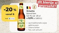 Grisette blond bier-Grisette