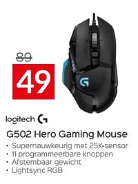 G502 hero gaming mouse-Logitech