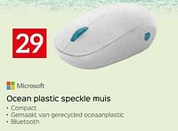 Ocean plastic speckle muis-Microsoft