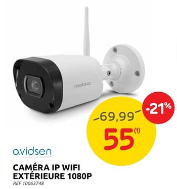 Promotions Avidsen caméra ip wifi extérieure 1080p - avidsen - Valide de 27/04/2022 à 09/05/2022 chez Brico