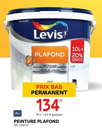 Promotions Peinture plafond - Levis - Valide de 27/04/2022 à 09/05/2022 chez Brico