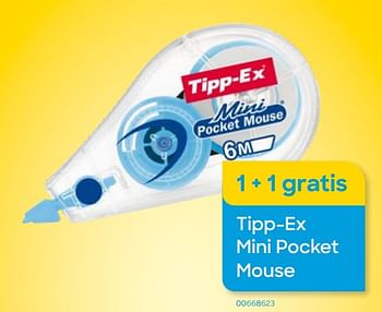 Promoties Tipp-ex mini pocket mouse 1 + 1 gratis - Tipp-Ex - Geldig van 01/05/2022 tot 30/06/2022 bij Ava