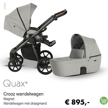 Promoties Crooz wandelwagen - Quax - Geldig van 01/05/2022 tot 31/05/2022 bij Multi Bazar