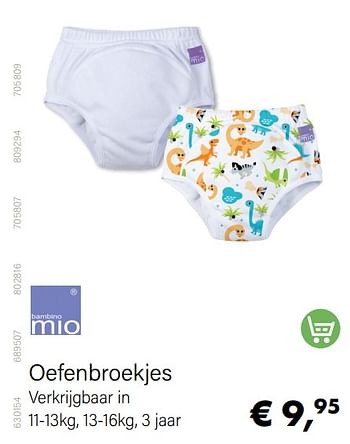 Promoties Oefenbroekjes - Bambino Mio - Geldig van 01/05/2022 tot 31/05/2022 bij Multi Bazar