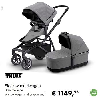 Promoties Sleek wandelwagen - Thule - Geldig van 01/05/2022 tot 31/05/2022 bij Multi Bazar